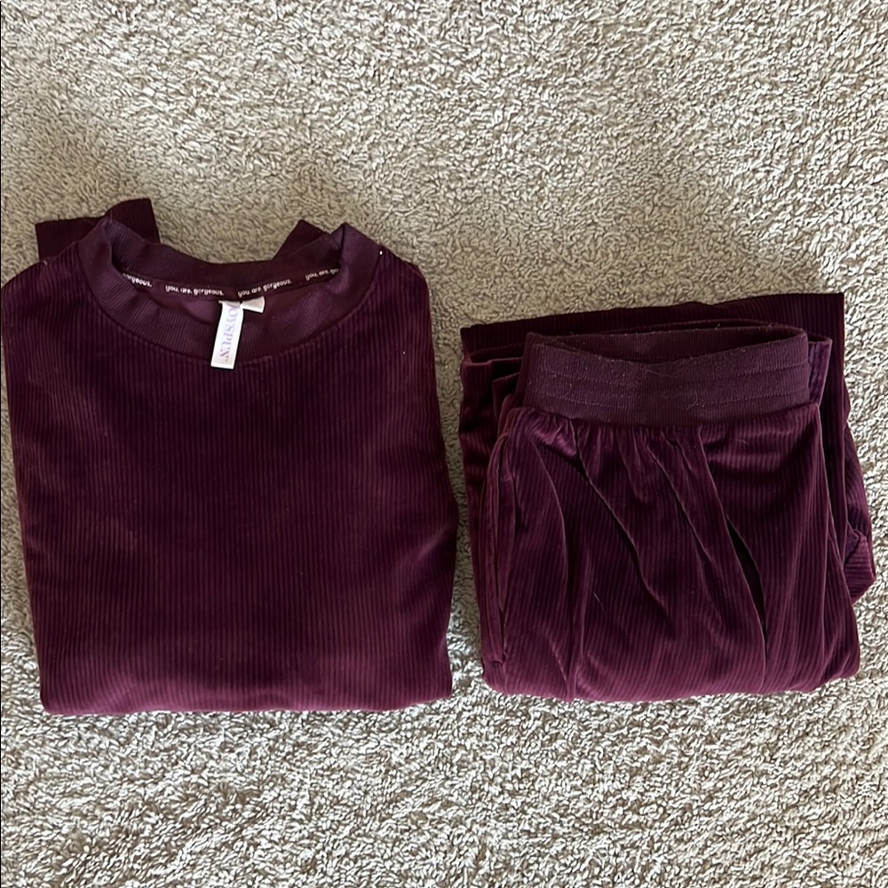 Plush Purple Loungewear Set